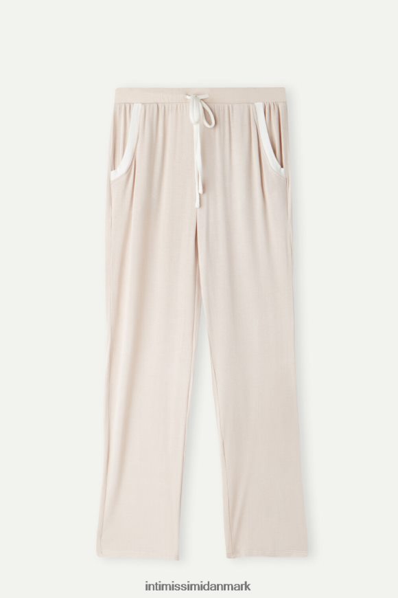 Intimissimi enkle elegance lange modale bukser Kvinder 227j-silke pink/pudder hvid beklædning 8DZ4XJ1574
