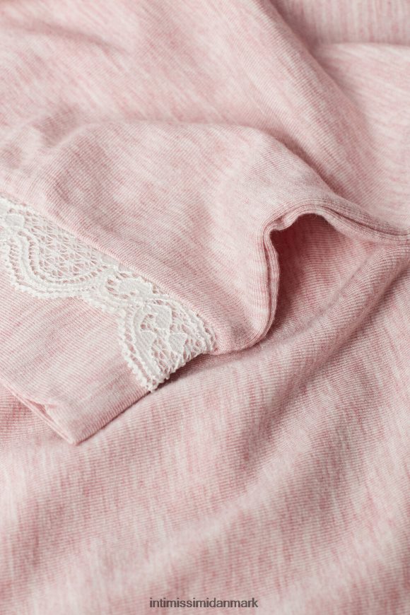 Intimissimi lange modalbukser med blondedetaljer Kvinder 008j-lyserød melange beklædning 8DZ4XJ1622