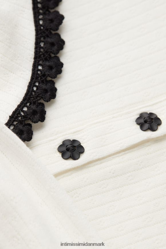 Intimissimi pure joy langærmet bedstefar top Kvinder 2127-pulver hvid beklædning 8DZ4XJ1557