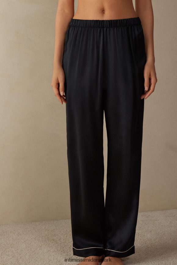 Intimissimi silke satin bukser Kvinder 019-sort beklædning 8DZ4XJ1681