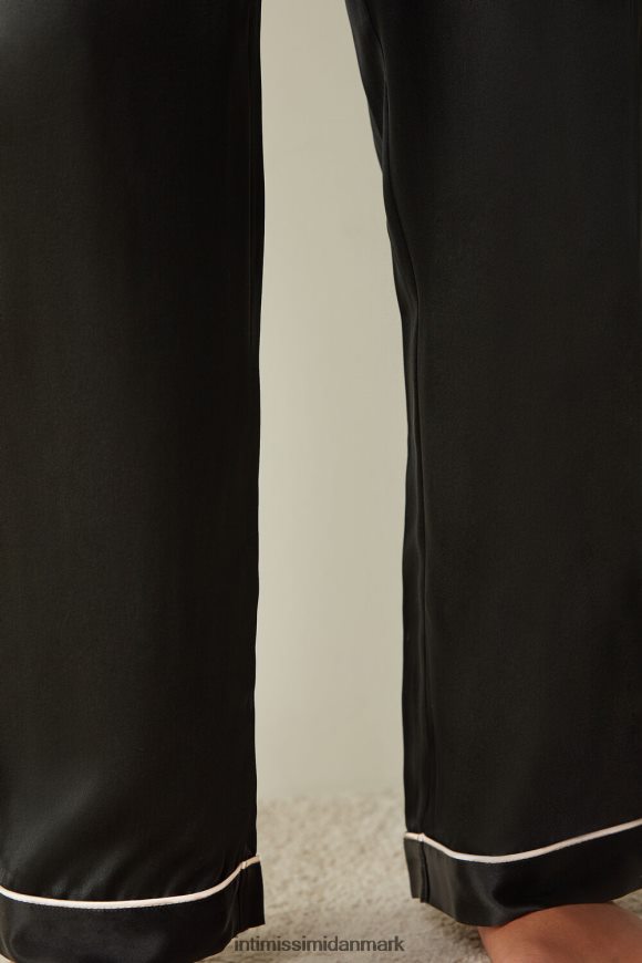 Intimissimi silke satin bukser Kvinder 019-sort beklædning 8DZ4XJ1681