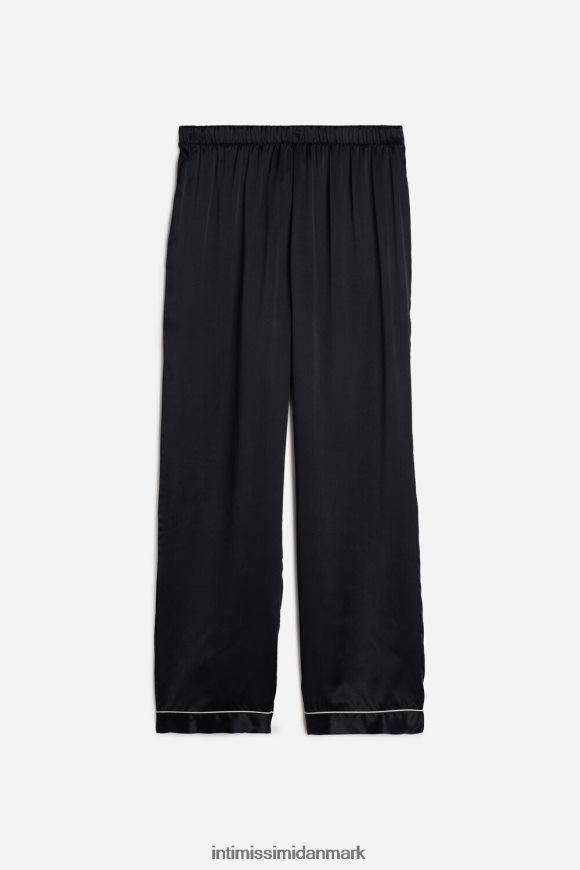 Intimissimi silke satin bukser Kvinder 019-sort beklædning 8DZ4XJ1681