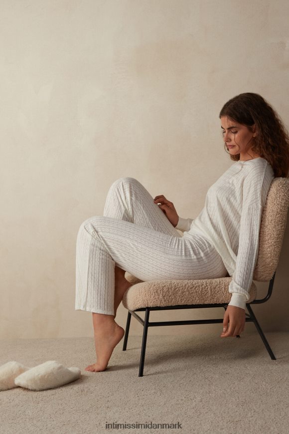 Intimissimi tidløse heritage bukser i fuld længde Kvinder 2127-pulver hvid beklædning 8DZ4XJ1601