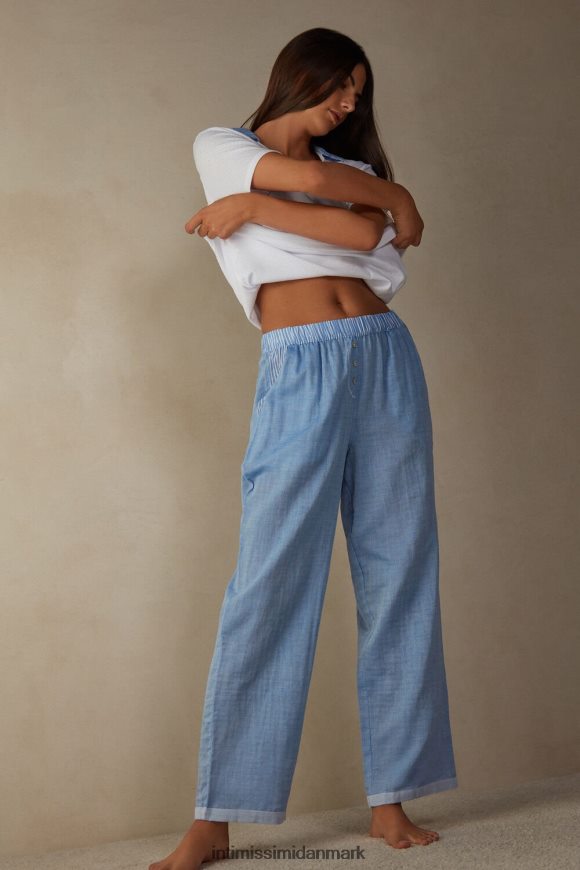 Intimissimi tidligt om morgenen bomuldsbukser Kvinder 006j-lyseblå beklædning 8DZ4XJ1630