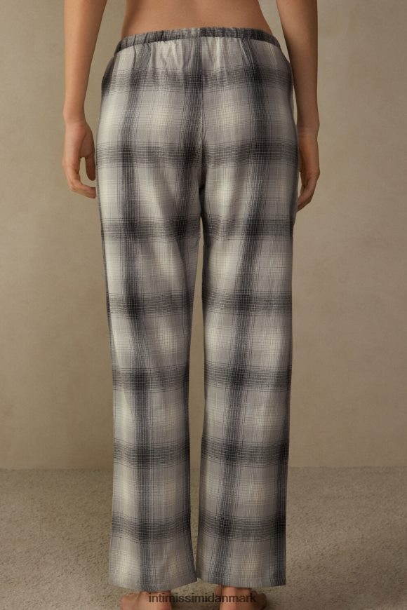 Intimissimi varme nusser børstede ensfarvede bukser Kvinder 149j-grå/creme ternet print beklædning 8DZ4XJ1613