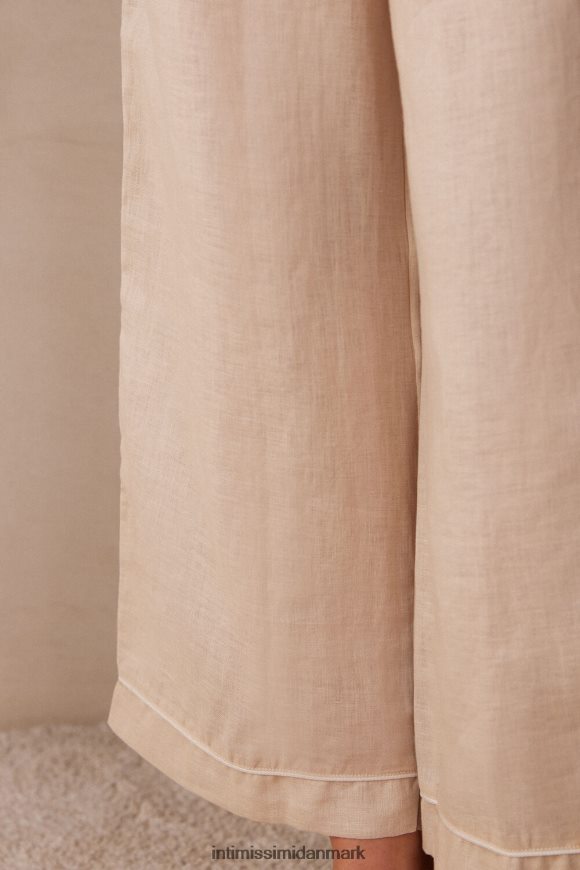 Intimissimi yacht natlinned pyjamasunderdele Kvinder 913i-beige reb beklædning 8DZ4XJ1527