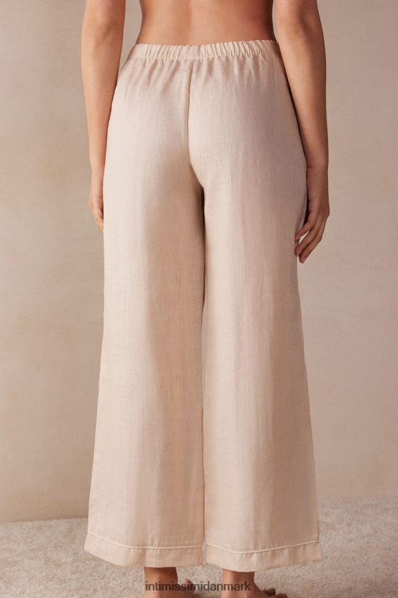 Intimissimi yacht natlinned pyjamasunderdele Kvinder 913i-beige reb beklædning 8DZ4XJ1527