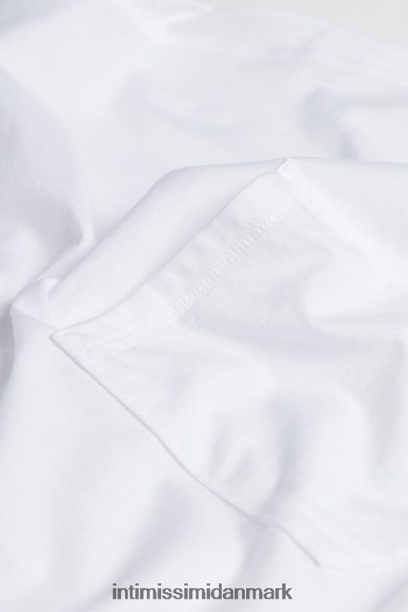 Intimissimi ultrafrisk supima bomulds natkjole Kvinder 001-hvid beklædning 8DZ4XJ1662