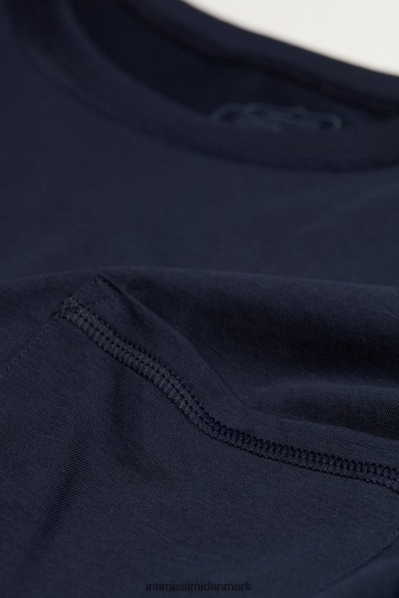 Intimissimi ultrafrisk supima bomulds natkjole Kvinder 1467-intens blå beklædning 8DZ4XJ1658