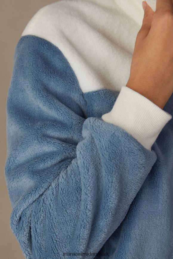 Intimissimi color block fleece bombefly Kvinder 5878-bianco beklædning 8DZ4XJ1597