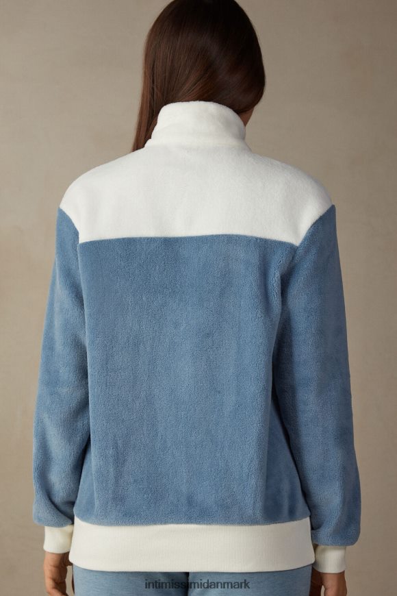 Intimissimi color block fleece bombefly Kvinder 5878-bianco beklædning 8DZ4XJ1597