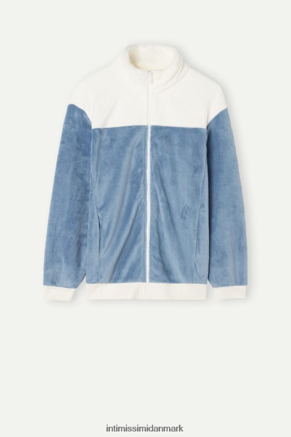 Intimissimi color block fleece bombefly Kvinder 5878-bianco beklædning 8DZ4XJ1597