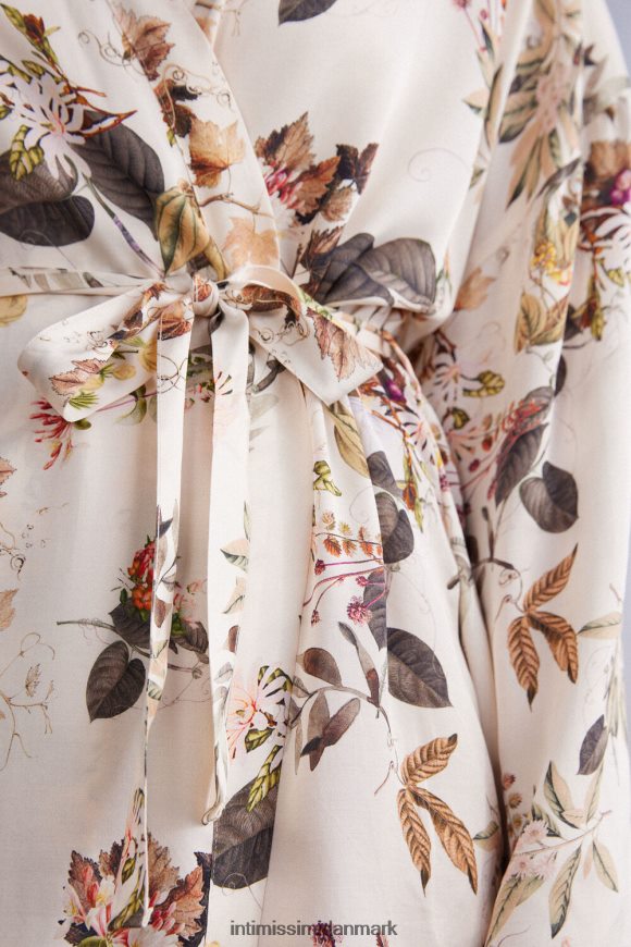 Intimissimi efterårs botanik viskose satin kimono Kvinder 999i-st.efterårs botanik beklædning 8DZ4XJ1506
