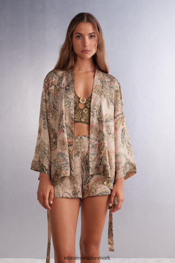 Intimissimi gylden gudinde viskose satin kimono Kvinder 342j-st.gyldne gudinde beklædning 8DZ4XJ1492