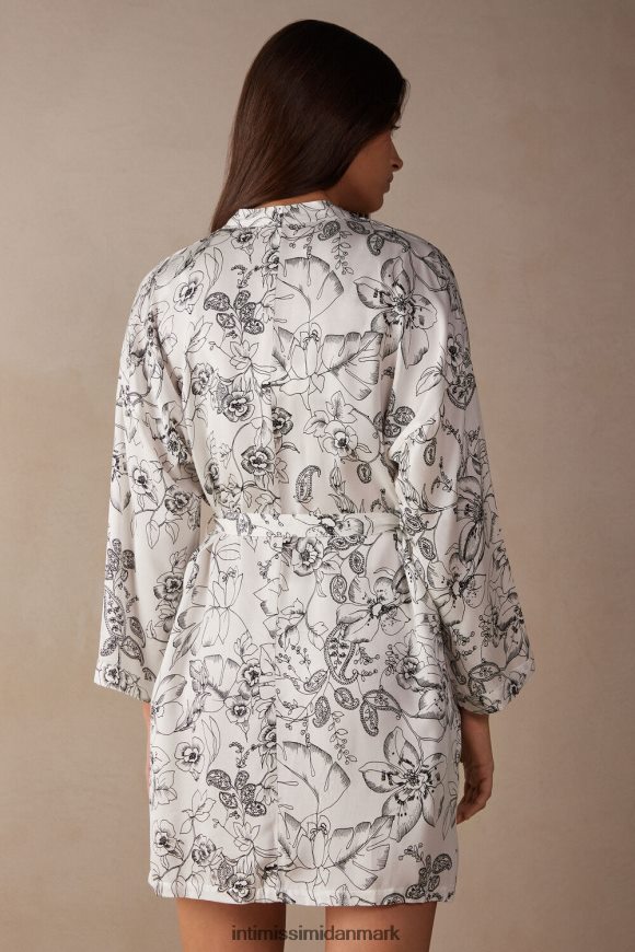 Intimissimi ren glæde satin kimono Kvinder 223j-ren glædesprint beklædning 8DZ4XJ1554