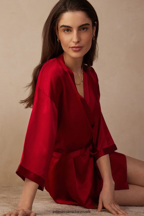 Intimissimi silke kimono Kvinder 1473-rød beklædning 8DZ4XJ1678