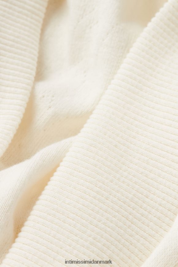 Intimissimi tabt i felter kabelstrikket morgenkåbe Kvinder 232j-pulver hvid beklædning 8DZ4XJ1567