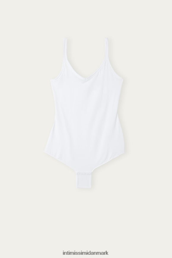 Intimissimi ultralet supima bomuldsvest bodysuit Kvinder 001-hvid beklædning 8DZ4XJ1385