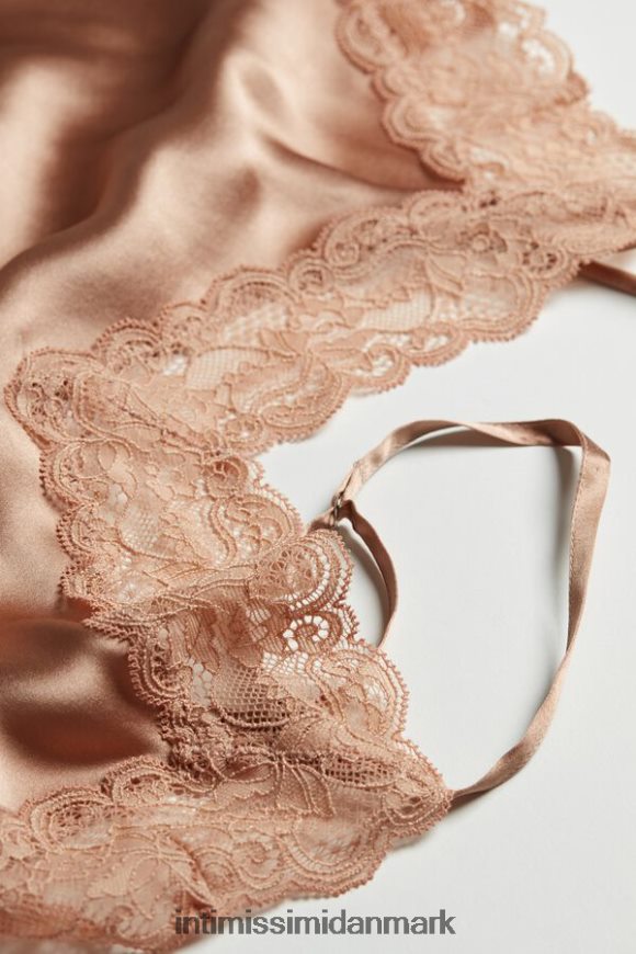 Intimissimi blonde og silke top Kvinder 163i-satin pink beklædning 8DZ4XJ1435