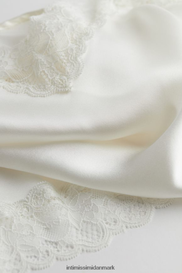 Intimissimi blonde og silke top Kvinder 2127-pulver hvid beklædning 8DZ4XJ1473