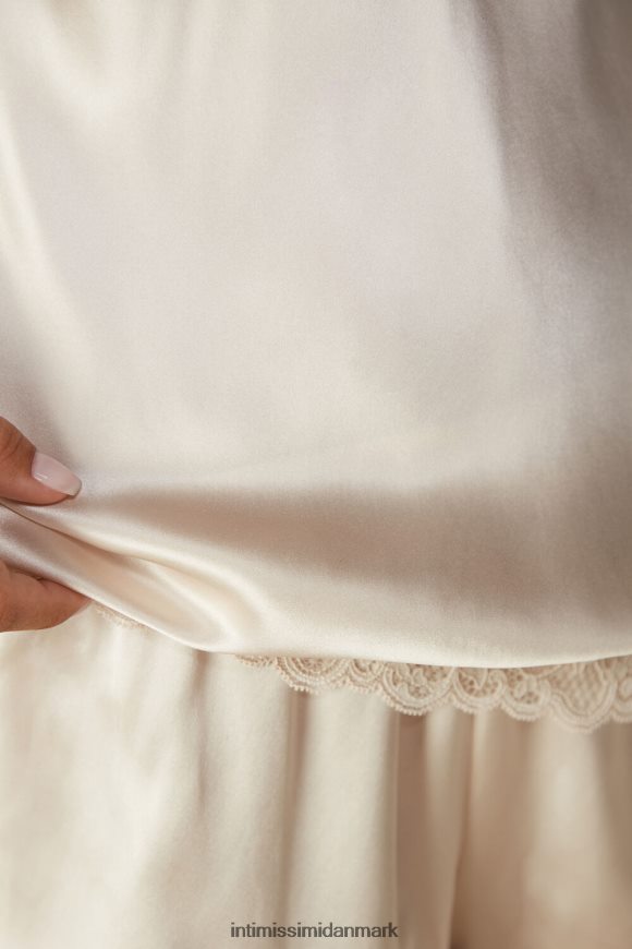 Intimissimi blonde og silke top Kvinder 2280-lyserød silke beklædning 8DZ4XJ1477