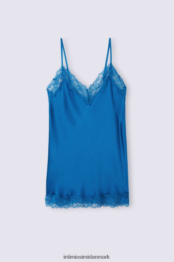 Intimissimi blonde og silke top Kvinder 328j-nautisk blå beklædning 8DZ4XJ1268