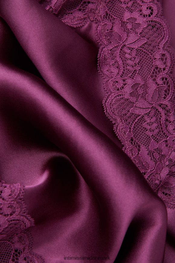 Intimissimi blonde og silke top Kvinder 345j-lilla vin beklædning 8DZ4XJ1265