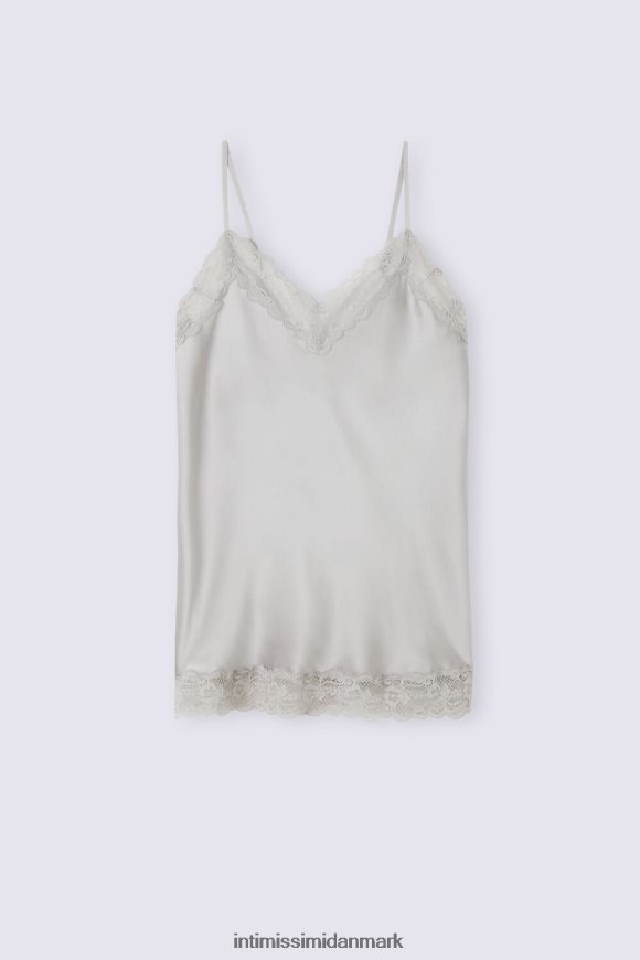 Intimissimi blonde og silke top Kvinder 347j-isgrå beklædning 8DZ4XJ1263