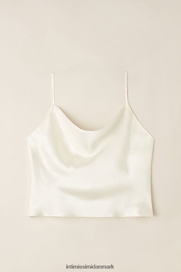 Intimissimi kort silke camisole Kvinder 2127-pulver hvid beklædning 8DZ4XJ1319