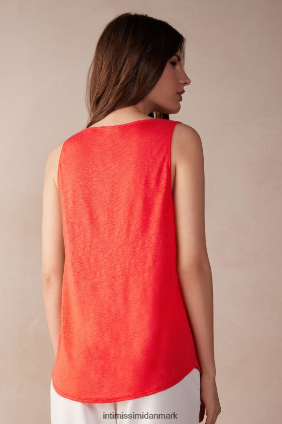 Intimissimi linned camisole Kvinder 219j-flamme skarlagen beklædning 8DZ4XJ1303