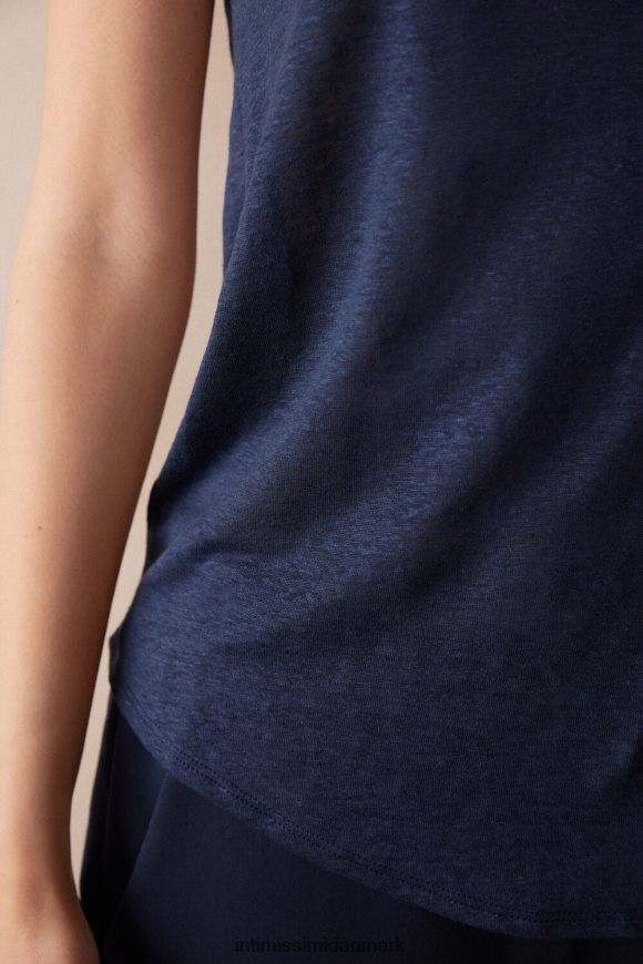 Intimissimi linned camisole Kvinder 243j-sømand blå beklædning 8DZ4XJ1282