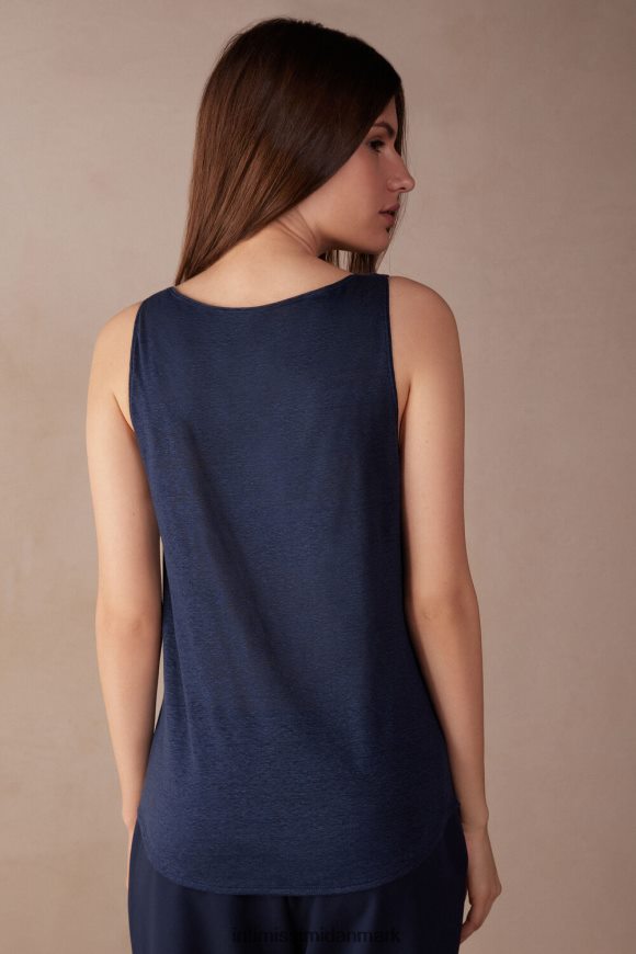 Intimissimi linned camisole Kvinder 243j-sømand blå beklædning 8DZ4XJ1282