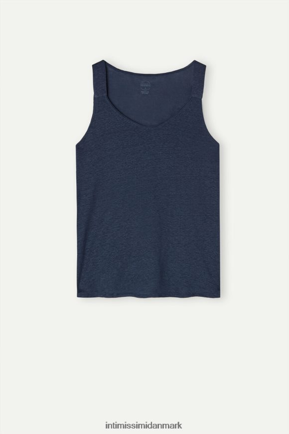 Intimissimi linned camisole Kvinder 243j-sømand blå beklædning 8DZ4XJ1282