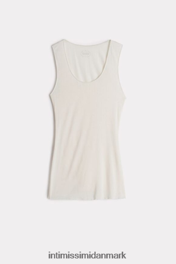 Intimissimi modal kashmir ultralet top med bred skulder Kvinder 231i-naturlig vanilje beklædning 8DZ4XJ1431