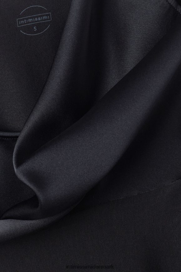 Intimissimi silke og modal vest Kvinder 019-sort beklædning 8DZ4XJ1367