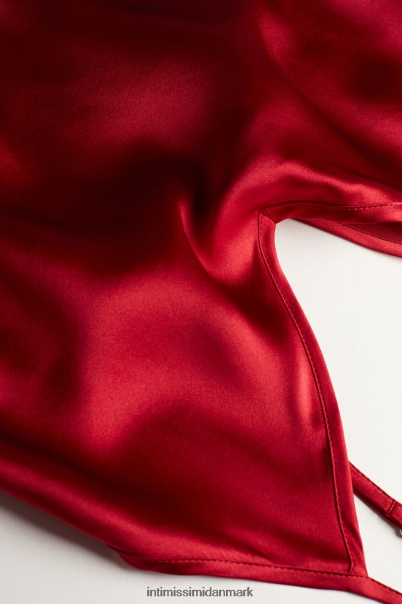 Intimissimi silke satin top med v-hals Kvinder 1473-rød beklædning 8DZ4XJ1384