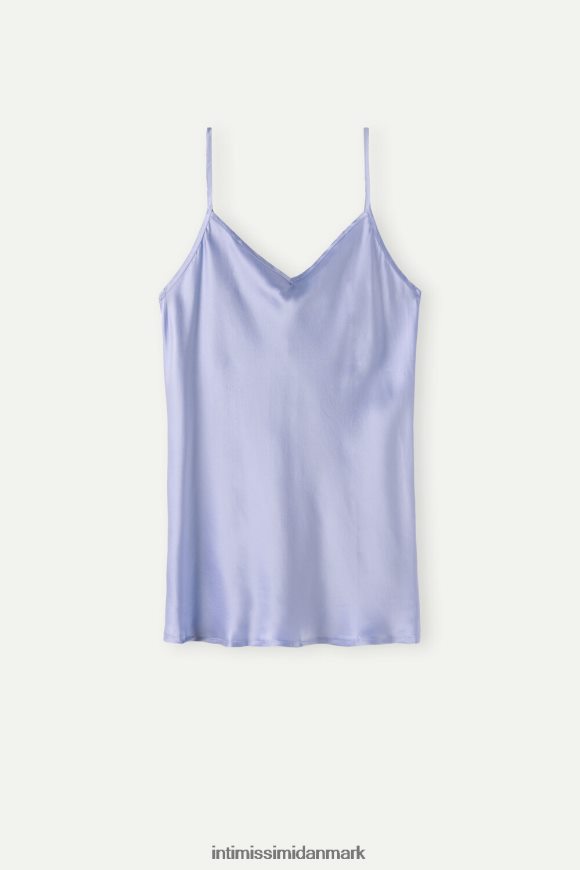 Intimissimi silke satin top med v-hals Kvinder 212j-sød lavendel beklædning 8DZ4XJ1327
