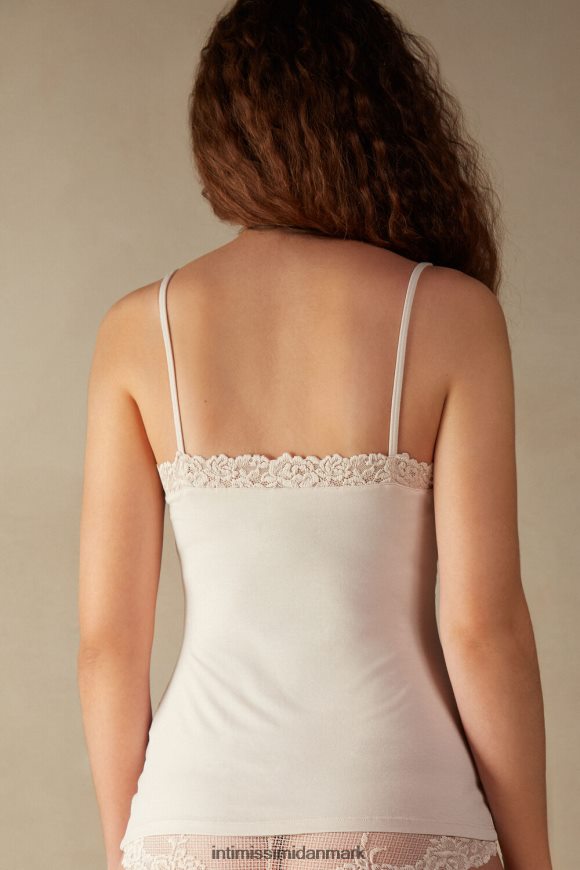 Intimissimi smukke blomster modal top Kvinder 2280-lyserød silke beklædning 8DZ4XJ1354