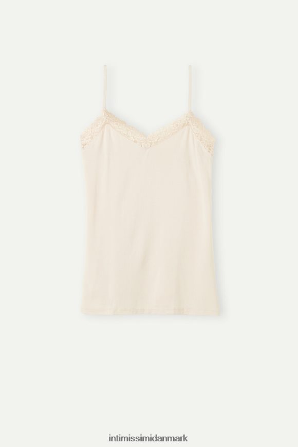 Intimissimi smukke blomster modal top Kvinder 2280-lyserød silke beklædning 8DZ4XJ1354