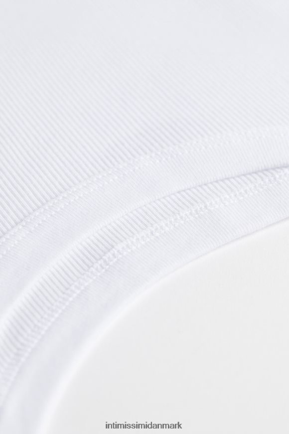 Intimissimi supima bomuld racer vest top Kvinder 001-hvid beklædning 8DZ4XJ1462