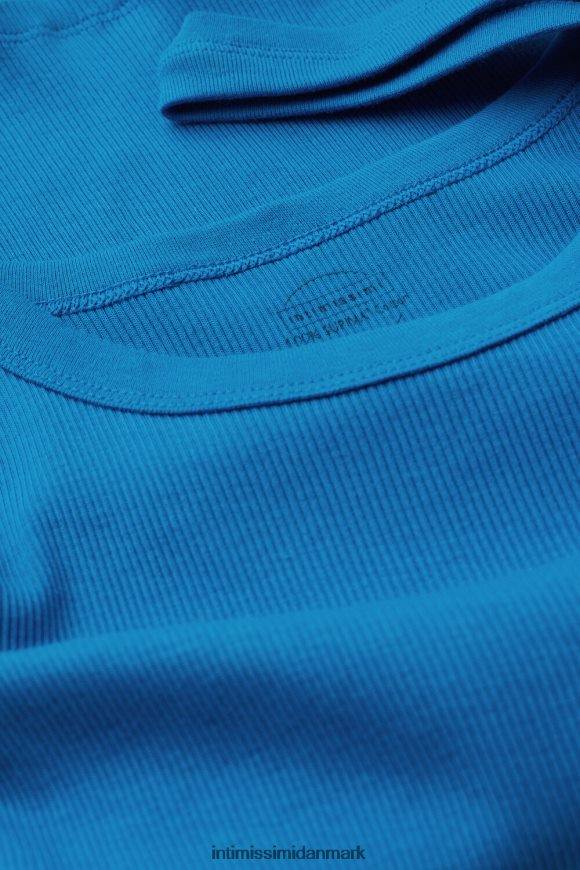 Intimissimi supima bomuld racer vest top Kvinder 328j-nautisk blå beklædning 8DZ4XJ1274