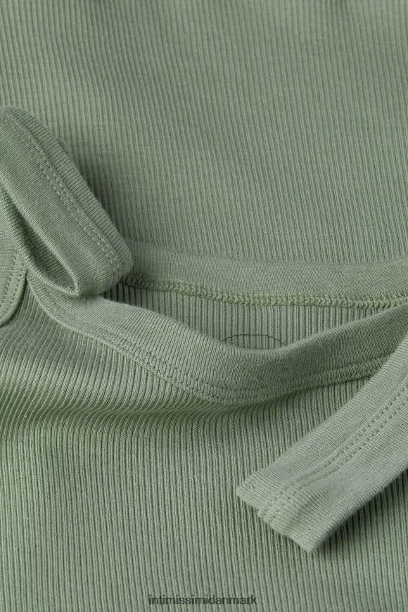 Intimissimi supima bomuld racer vest top Kvinder 344j-salvia grøn beklædning 8DZ4XJ1275