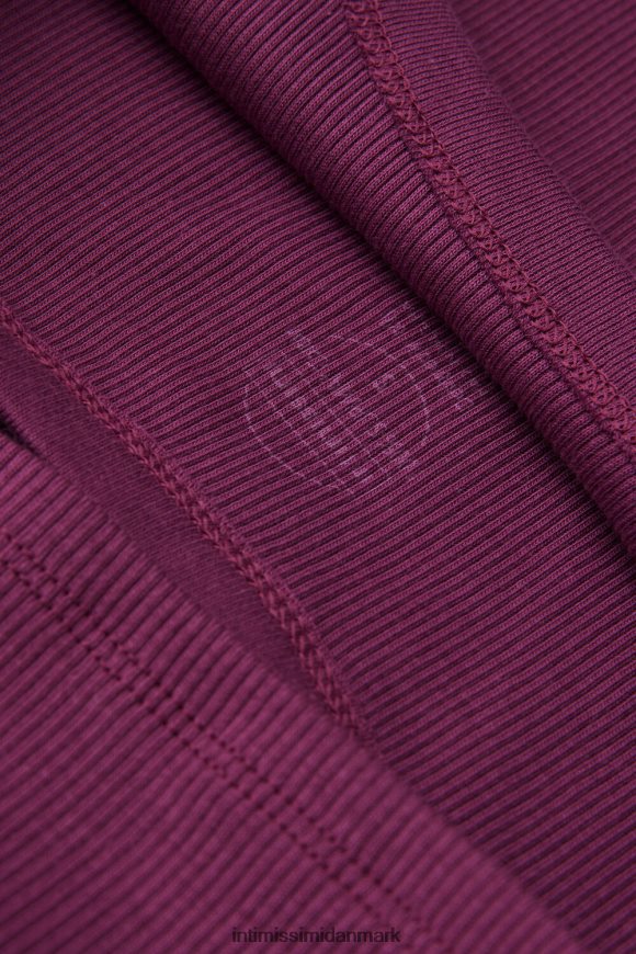 Intimissimi supima bomuld racer vest top Kvinder 345j-lilla vin beklædning 8DZ4XJ1271