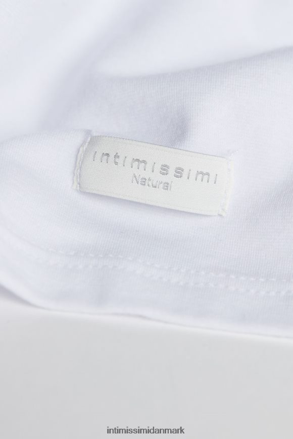 Intimissimi tanktop med bred skulder i naturlig bomuld Kvinder 001-hvid beklædning 8DZ4XJ1488