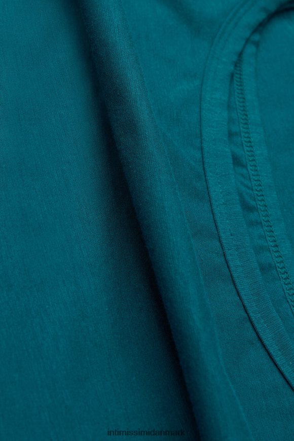 Intimissimi top med stropper i naturlig bomuld Kvinder 346j-blågrøn beklædning 8DZ4XJ1270