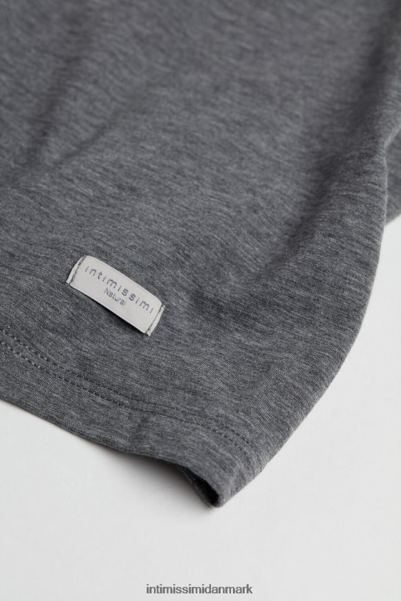 Intimissimi top med stropper i naturlig bomuld Kvinder 616i-cloud grå blanding beklædning 8DZ4XJ1409