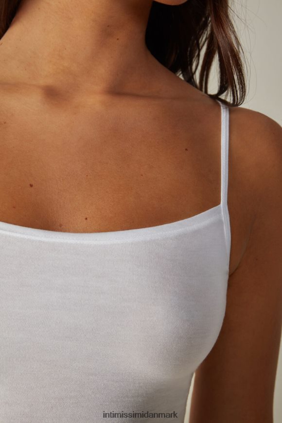 Intimissimi ultrafrisk supima bomuldsvest top Kvinder 001-hvid beklædning 8DZ4XJ1463
