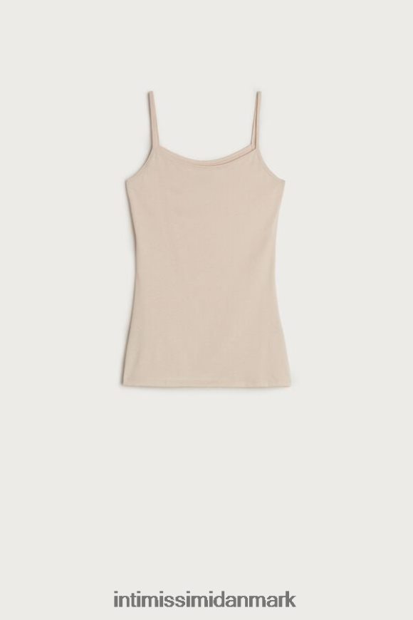 Intimissimi ultrafrisk supima bomuldsvest top Kvinder 2280-lyserød silke beklædning 8DZ4XJ1457