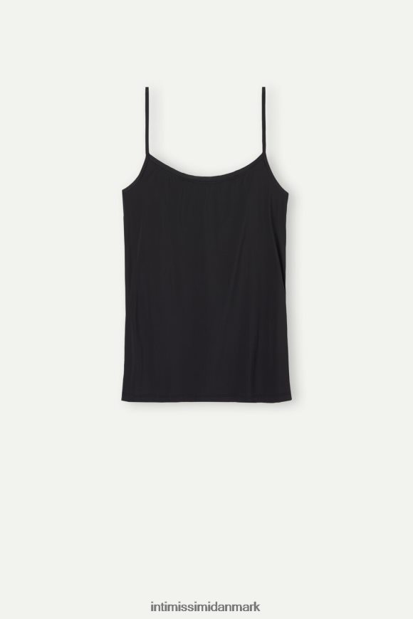 Intimissimi ultralet mikrofiber top Kvinder 019-sort beklædning 8DZ4XJ1277