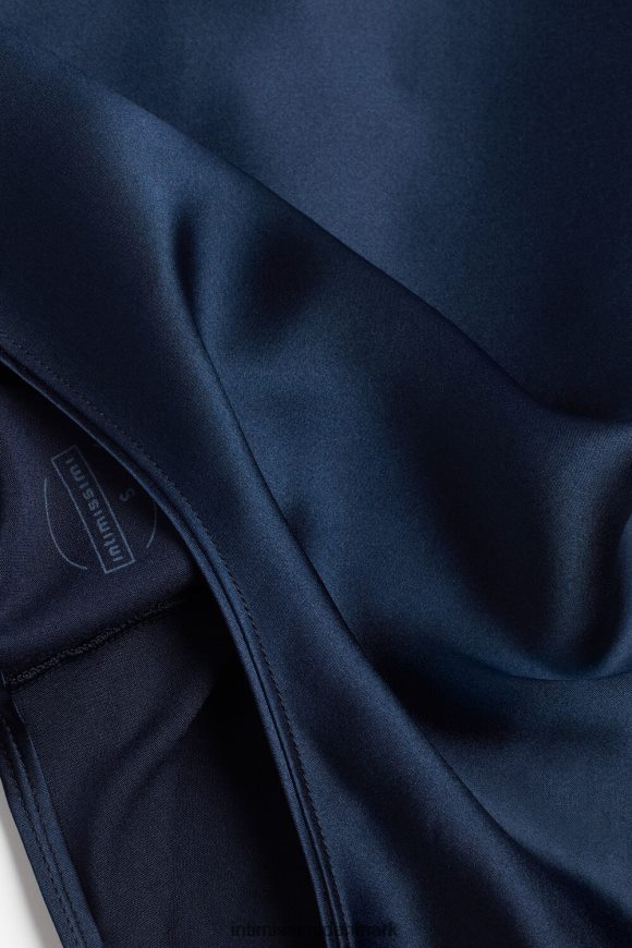 Intimissimi kortærmet silke og modal top Kvinder 1467-intens blå beklædning 8DZ4XJ1370